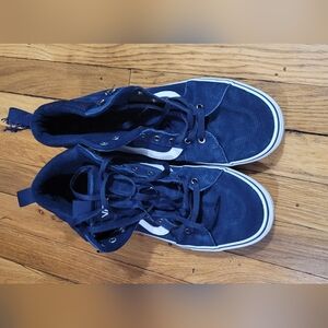 Vans Men Blue Suede Sneakers
